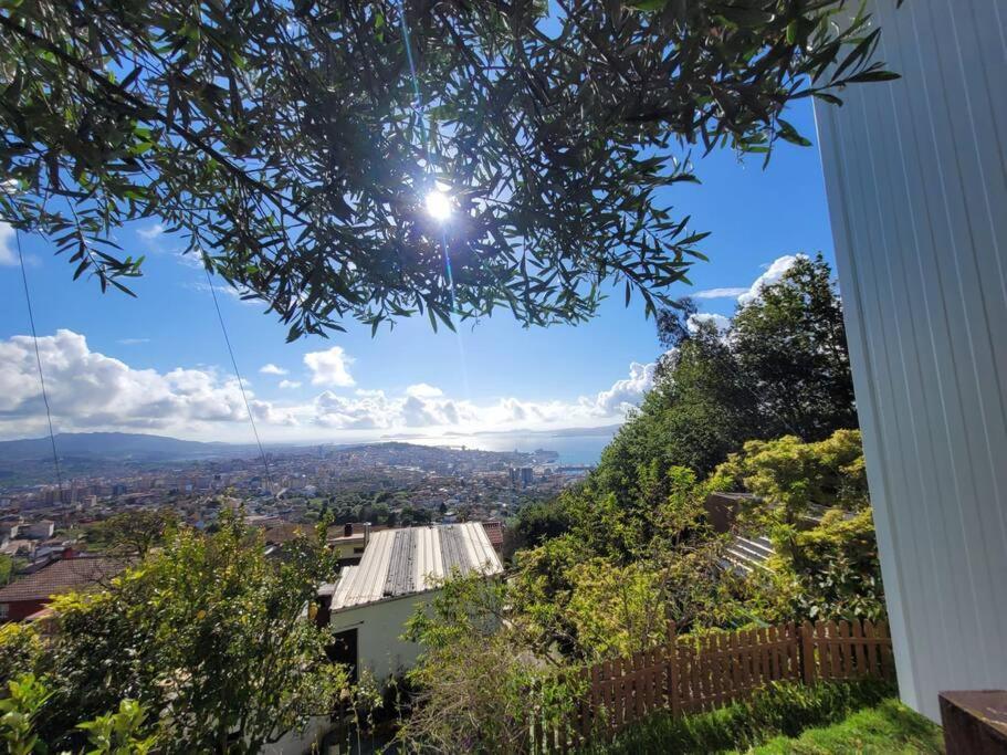 Acogedora Casa Con Vistas Panoramicas De Vigo Villa Buitenkant foto